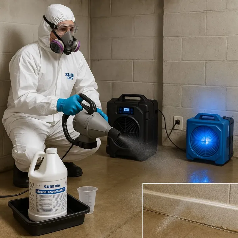 Sanitization and Odor Removal process in Ogunquit, ME